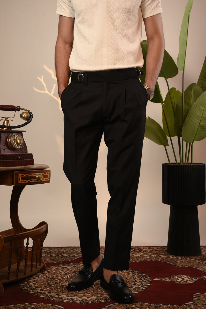 Black Premium Gurkha Pant
